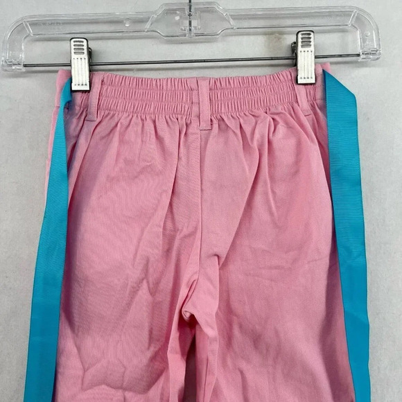 Hello Kitty Pants Kids Sz L (6X) Pink Embroidered Wide-Leg Ruffle Hem Stretch - Picture 8 of 12